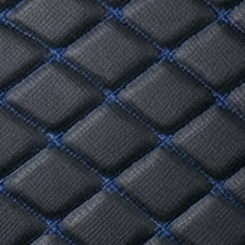 Черная кожа/Синяя нить